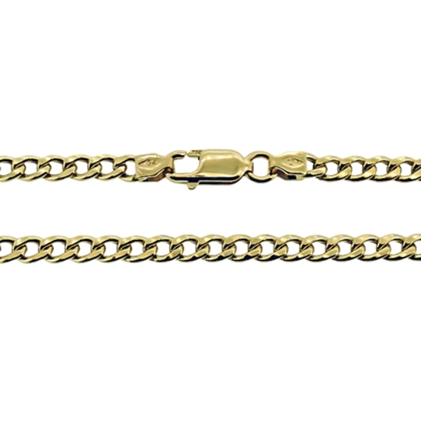 COLLAR CADENA BARBADA ORO 18 KTES. 50 CM                                                            