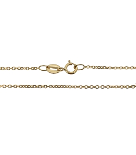 GARGANTILLA ROLO MACIZA ORO 1ª LEY 50 CM                                                            