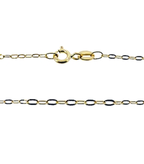 COLLAR CADENA TALLADA ORO 18 KTES. 45 CM                                                            
