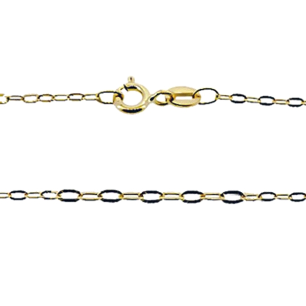 COLLAR CADENA TALLADA ORO 18 KTES. 45 CM                                                            
