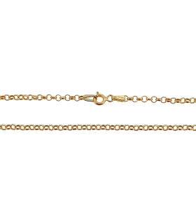 COLLAR CADENA ROLO ORO 18 KTES. 40 CM.                                                              