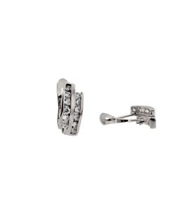 PENDIENTES COMUNION ORO BLANCO 18 KTES