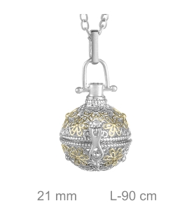 LLAMADOR BRASS CHAPADO ORO 21 MM.                                                                   