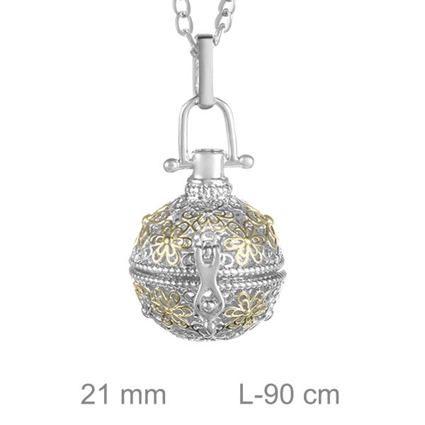 LLAMADOR BRASS CHAPADO ORO 21 MM.                                                                   