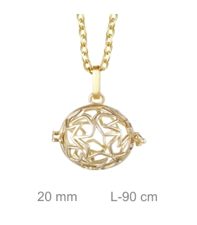 LLAMADOR BRASS CHAPADO ORO 20 MM.                                                                   