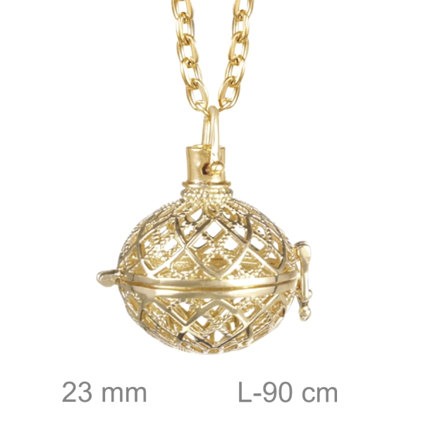 LLAMADOR BRASS CHAPADO ORO 23 MM.                                                                   