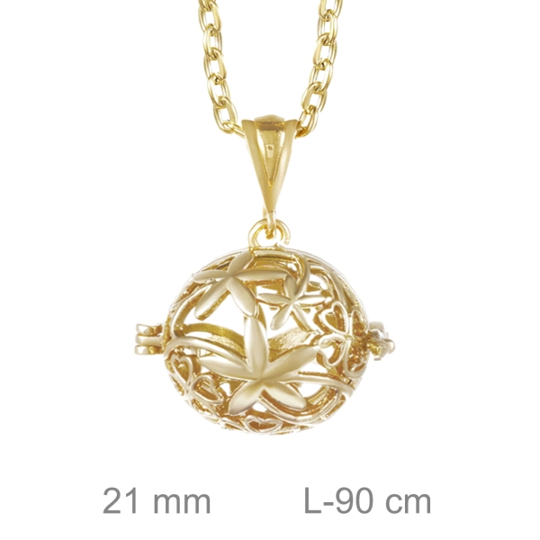 LLAMADOR BRASS CHAPADO ORO 21 MM.                                                                   