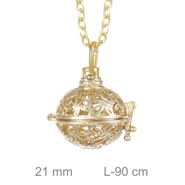 LLAMADOR BRASS CHAPADO ORO 21 MM.                                                                   