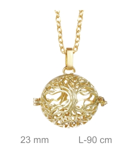 LLAMADOR BRASS ARBOL DE LA VIDA 23 MM.                                                              