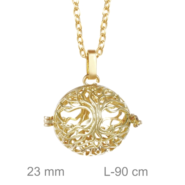 LLAMADOR BRASS ARBOL DE LA VIDA 23 MM.                                                              