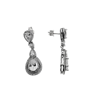 PENDIENTES LARGOS PLATA 1ª LEY                                                                      