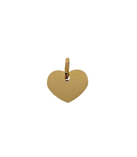 COLGANTE CORAZON BRILLO ORO 18 KTES. 10                                                             
