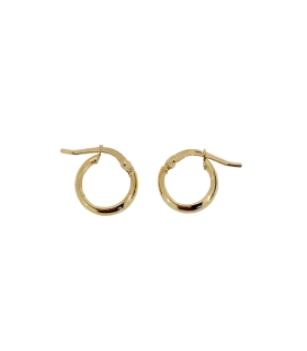 PENDIENTES CRIOLLA PLATA 1ª LEY CHAPADA                                                             