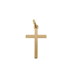 COLGANTE CRUZ SIN CRISTO PLATA 1ª LEY                                                               