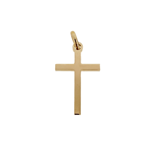 COLGANTE CRUZ SIN CRISTO PLATA 1ª LEY                                                               
