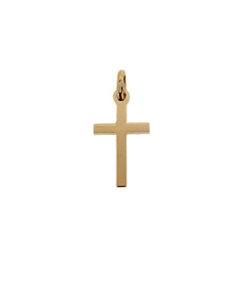 COLGANTE CRUZ SIN CRISTO PLATA 1ª LEY                                                               