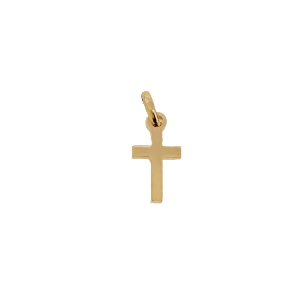 COLGANTE CRUZ SIN CRISTO PLATA 1ª LEY                                                               