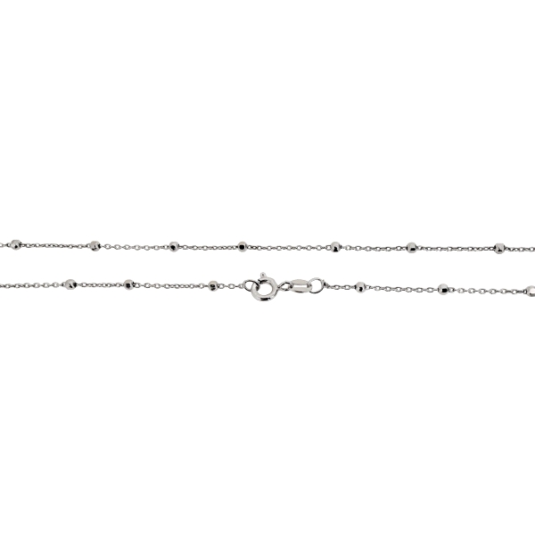 COLLAR CADENA BOLAS 2.50 MM. PLATA 1ª LE                                                            