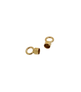 TERMINAL ORO 18 KTES. PRECIO UNIDAD 2 MM