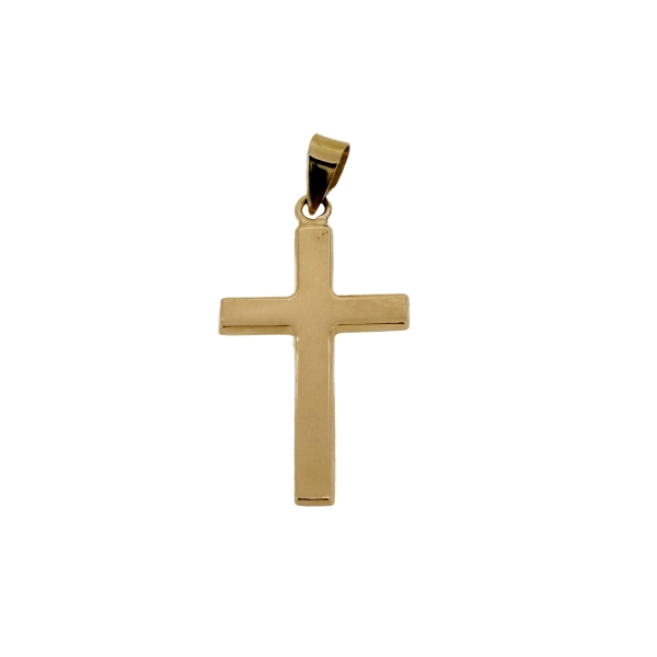 CRUZ SIN CRISTO ORO 18 KTES, 19 X 12.50                                                             