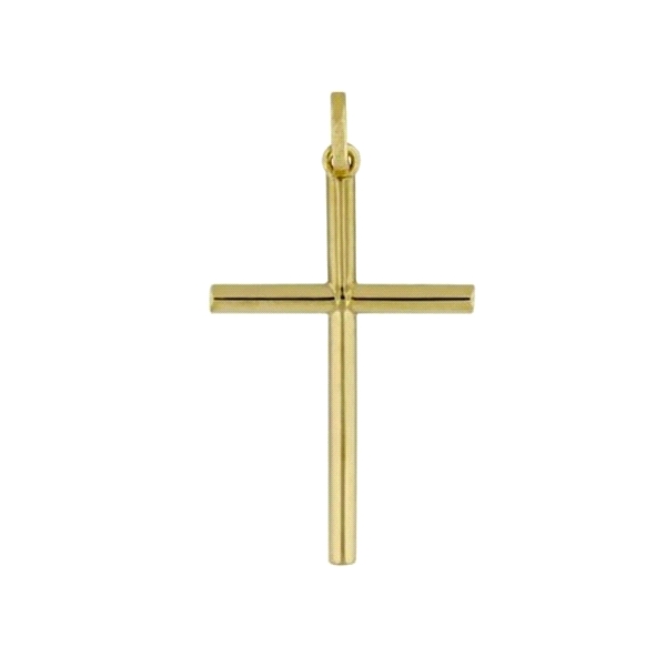 COLGANTE CRUZ SIN CRISTO ORO 18 KTES. 24                                                            