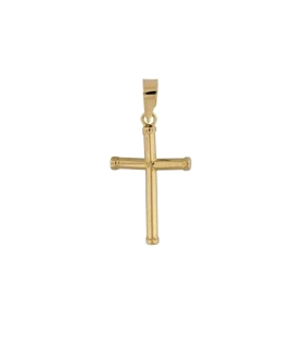 COLGANTE CRUZ SIN CRISTO ORO 18 KTES. 22                                                            