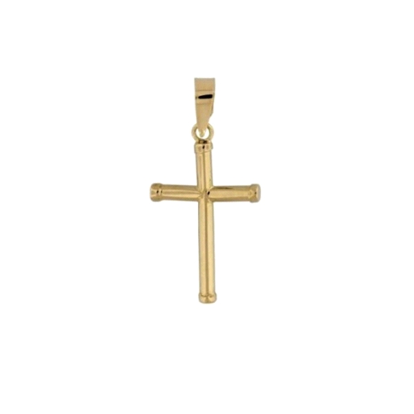 COLGANTE CRUZ SIN CRISTO ORO 18 KTES. 22                                                            
