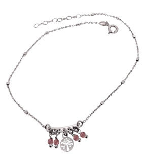 PULSERA TOBILLERA PLATA 1ª LEY ARBOL DE                                                             