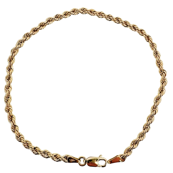 PULSERA CORDON SALOMONICO ORO 18 KTES  .                                                            