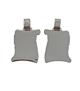 PLACA PERGAMINO PLATA 1ª LEY 25 X 20 MM.                                                            