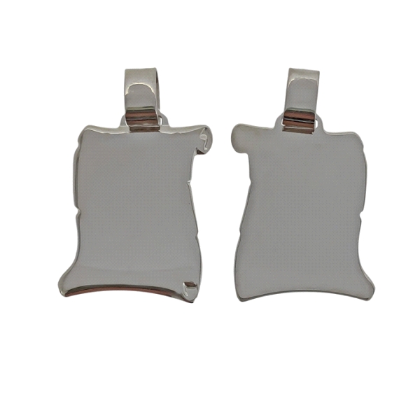 PLACA PERGAMINO PLATA 1ª LEY 25 X 20 MM.                                                            