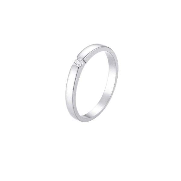 ANILLO PROMETIDA PLATA 1ª LEY RODIADA                                                               