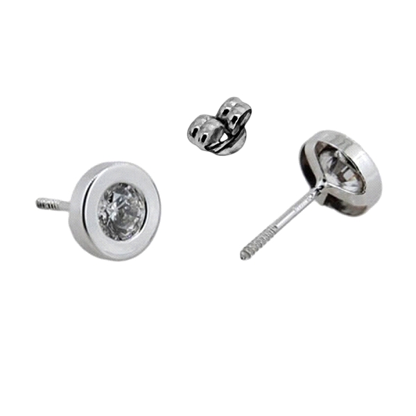 PENDIENTE REDONDO ORO 18 KTES. 6,80 MM