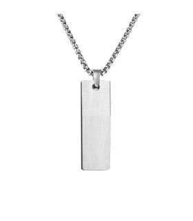 COLLAR ACERO PLACA 30 X 11 MM. 60 CM.                                                               