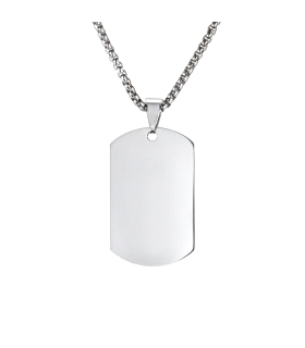 COLLAR ACERO PLACA 25 X 15 MM. 60 CM.                                                               