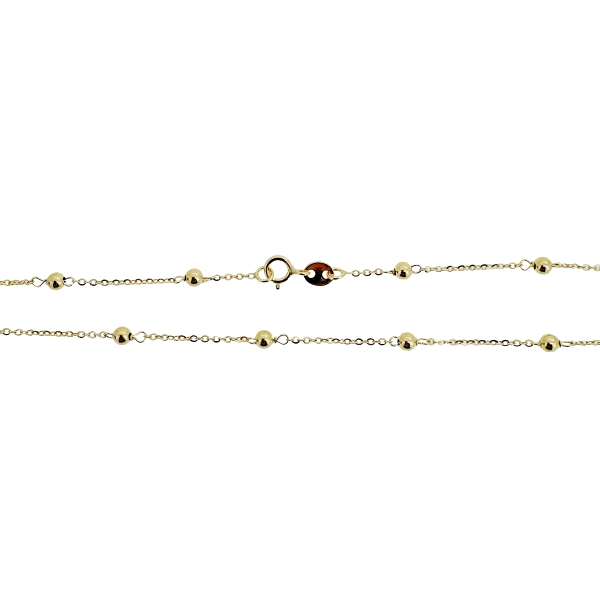 COLLAR MUJER BOLA 3 MM. ORO 18 KTES.50 C                                                            