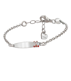 PULSERA NIÑ0 COMUNION PLATA 1ª LEY 14 +                                                             