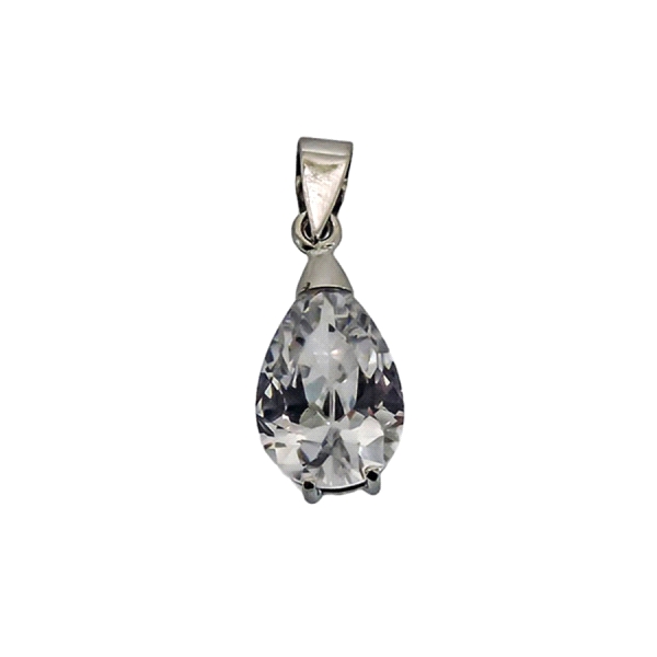 COLGANTE NOVIA ORO BLANCO 18 KTES.                                                                  