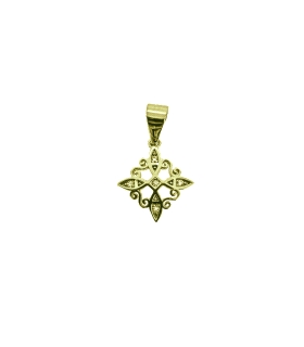 COLGANTE NUDO DE BRUJAS PLATA 1ª LEY 12                                                             
