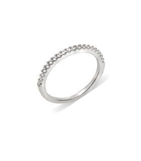 ANILLO MEDIA ALIANZA PROMETIDA PLATA 1ª                                                             