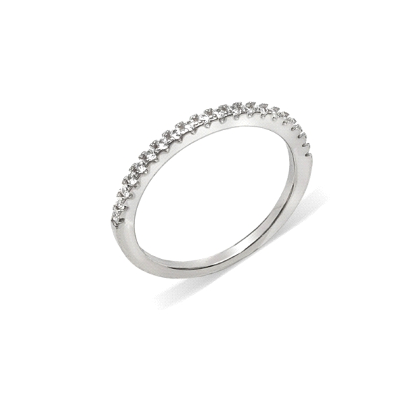 ANILLO MEDIA ALIANZA PROMETIDA PLATA 1ª                                                             