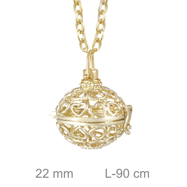 LLAMADOR BRASS CHAPADO ORO 22 MM.                                                                   