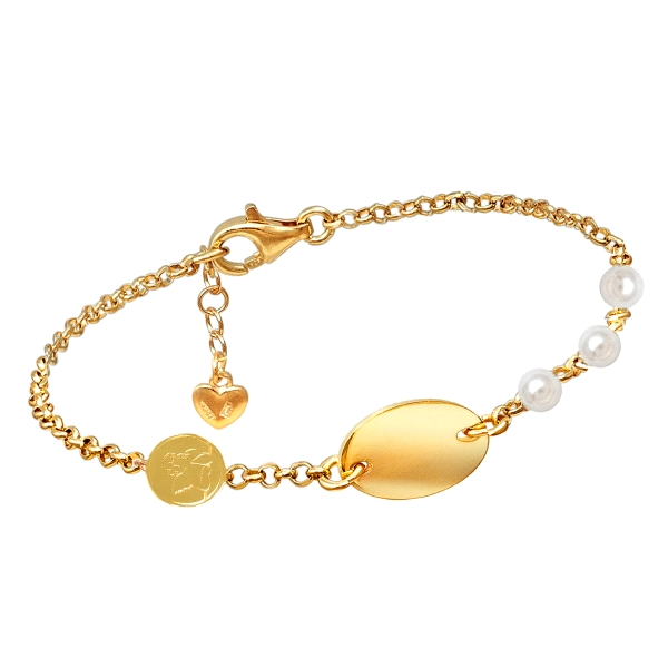 PULSERA NIÑA COMUNION PLATA 1ª LEY 14 +