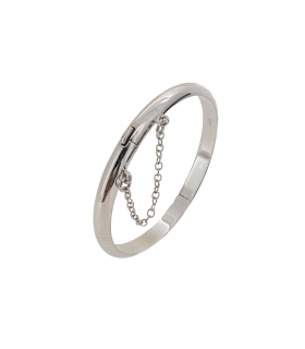 PULSERA MEDIA CAÑA PLATA 1ª LEY 5 X 46 M                                                            