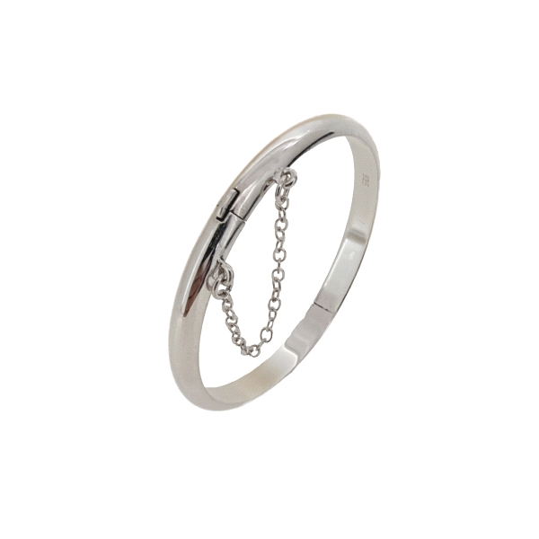 PULSERA MEDIA CAÑA PLATA 1ª LEY 5 X 46 M                                                            