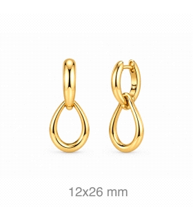 PENDIENTES CRIOLLA METAL HIPOALERGÉNICO                                                             