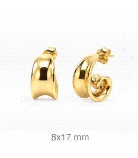 PENDIENTES CRIOLLA METAL HIPOALERGÉNICO                                                             