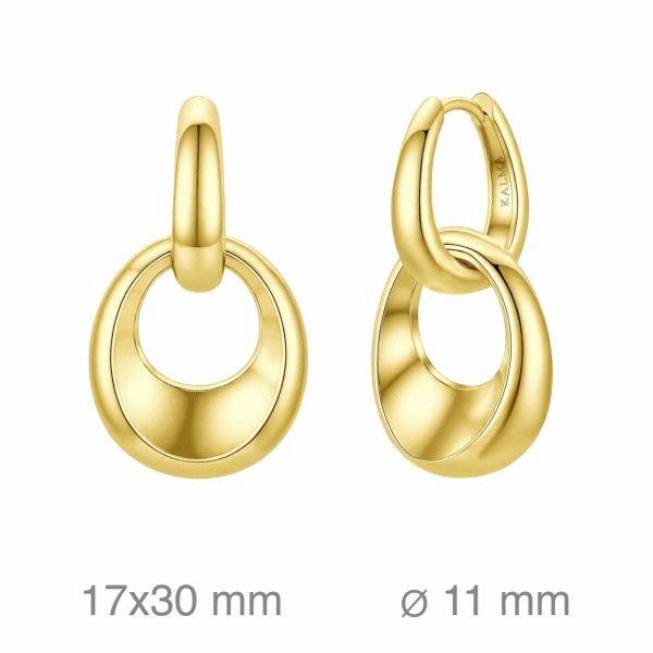PENDIENTES CRIOLLA METAL HIPOALERGÉNICO                                                             