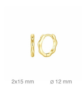 PENDIENTES CRIOLLA METAL HIPOALERGÉNICO                                                             