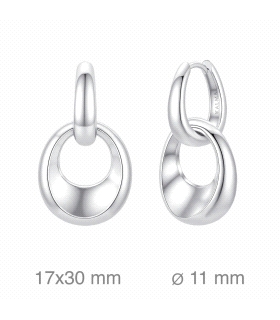 PENDIENTES CRIOLLA METAL HIPOALERGÉNICO                                                             